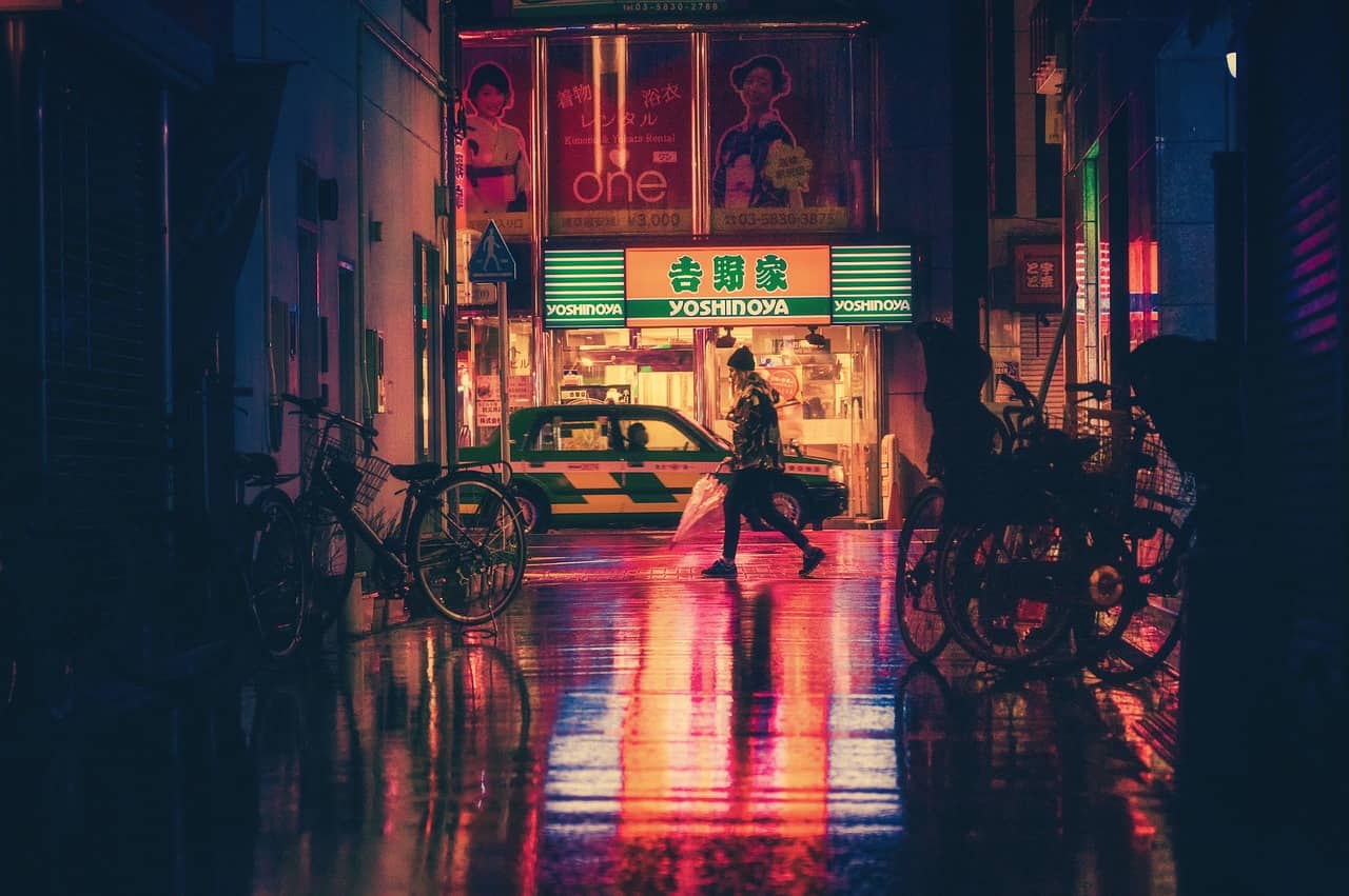 Japan am abend