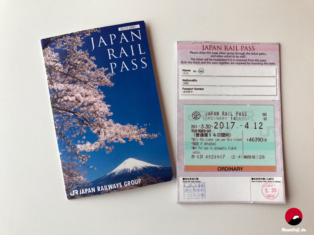 Japan Rail pass bestellen