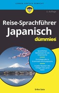 Reise-Sprachführer Japanisch für Dummies" mit dem typischen gelb-schwarzen "für Dummies" Design und praktischen Reise-Symbolen