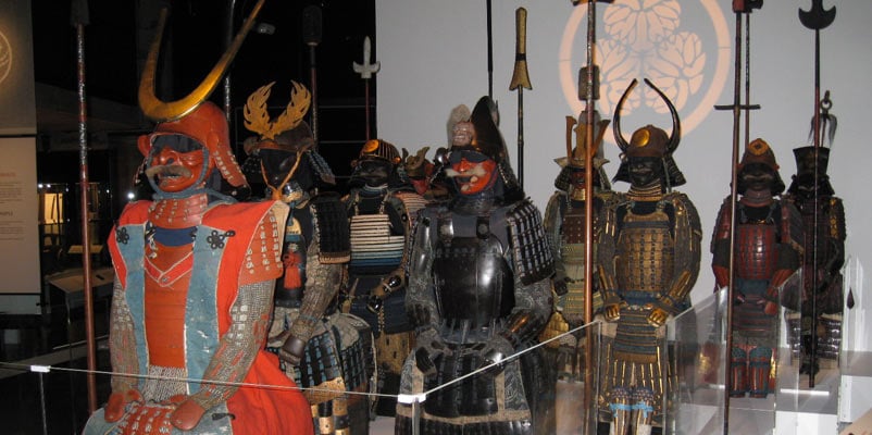Museum Ausstellung Samurai-Rüstungen Edo-Zeit