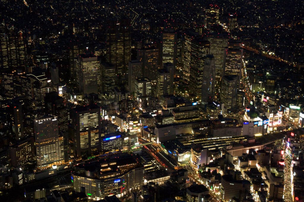 Shinjuku Station in Tokyo